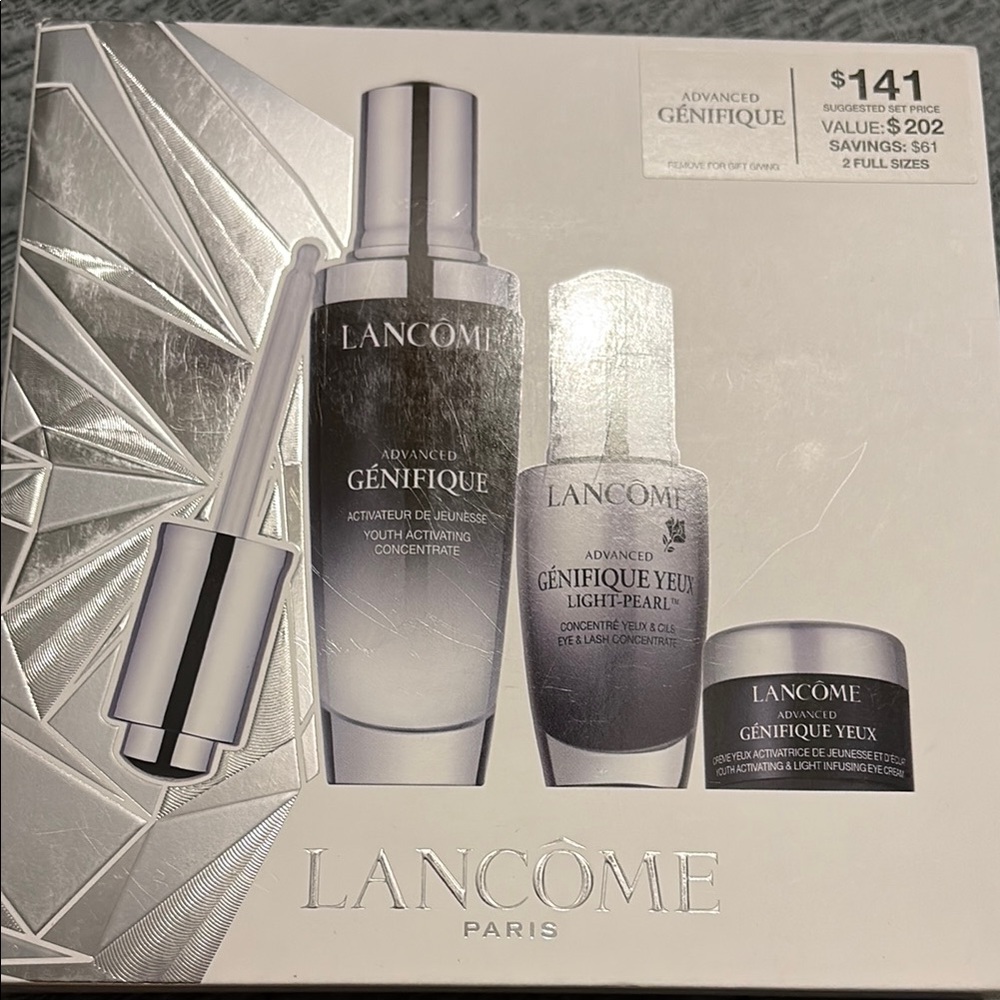 Advanced Génifique Skincare Set - Silver